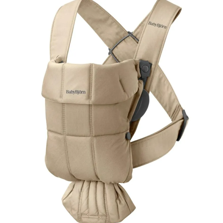 Porte-bébé Mini Tissé beige|BabyBjörn Hot
