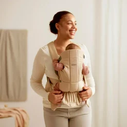 Porte-bébé Mini Tissé beige|BabyBjörn Hot