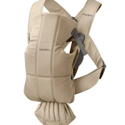 Porte-bébé Mini Tissé beige|BabyBjörn Hot