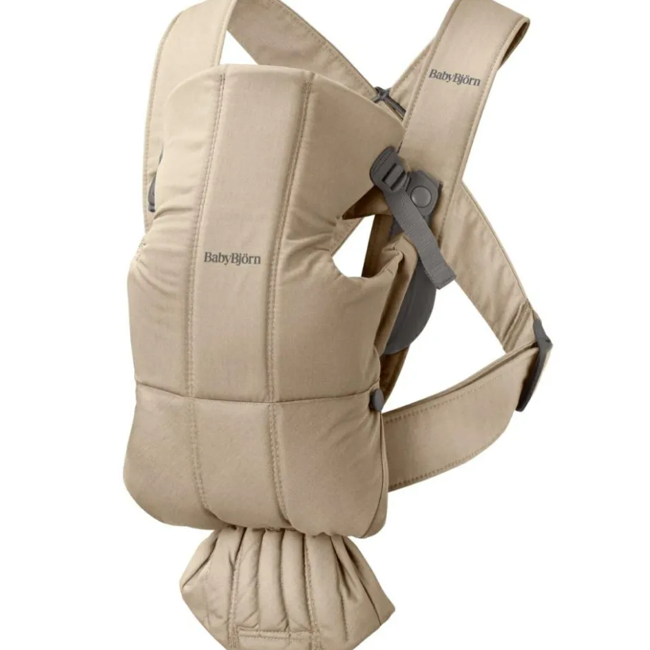 Porte-bébé Mini Tissé beige|BabyBjörn Hot