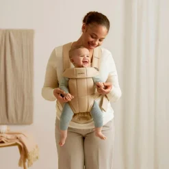 Porte-bébé Mini Tissé beige|BabyBjörn Hot