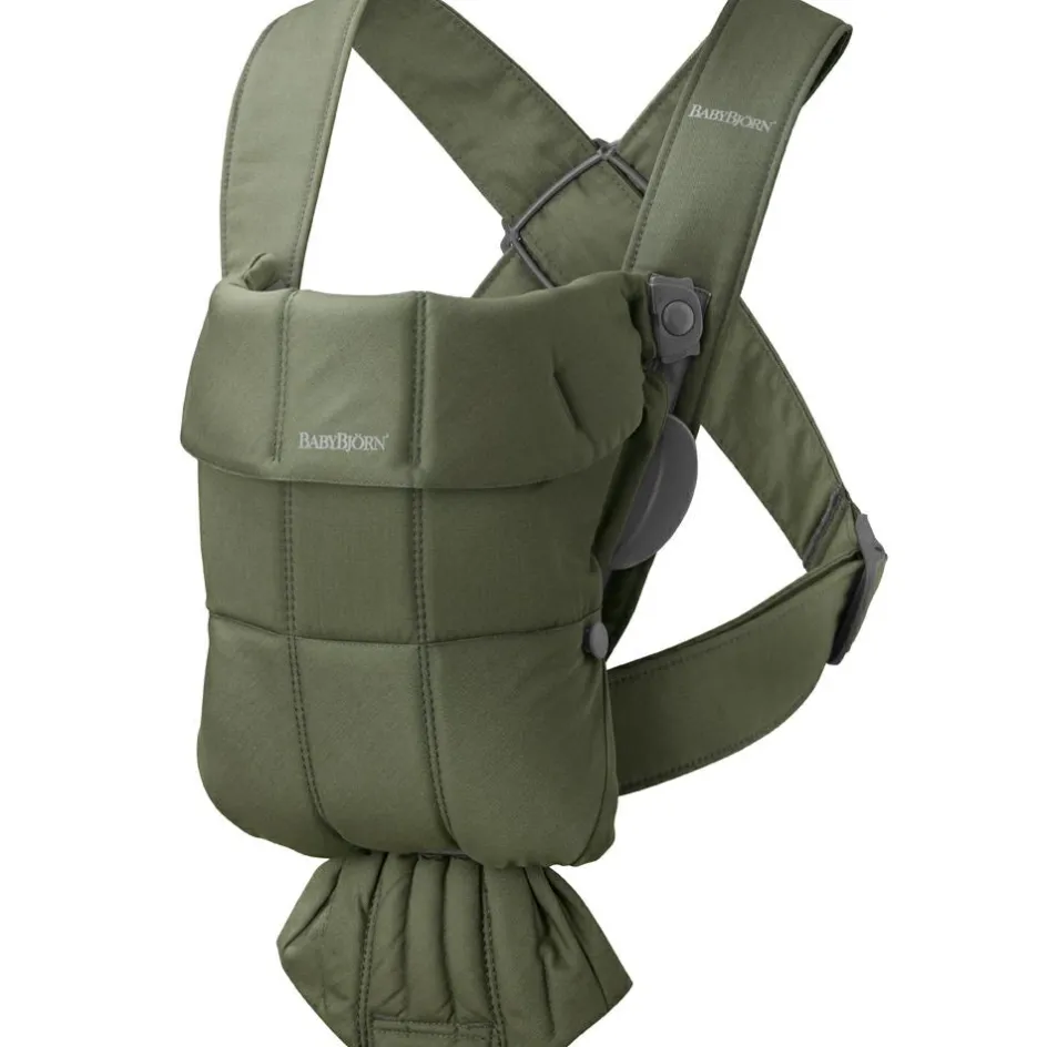 Best BabyBjörn Porte-bébé Mini Tissé vert foncé