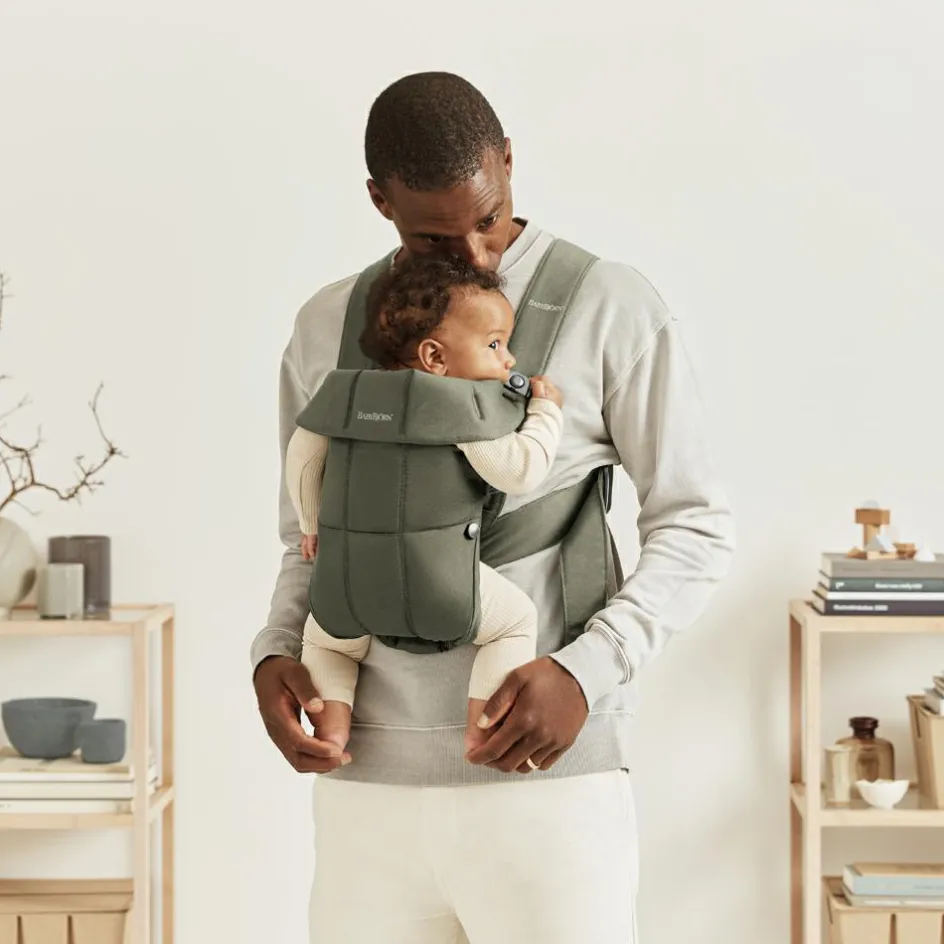 Best BabyBjörn Porte-bébé Mini Tissé vert foncé