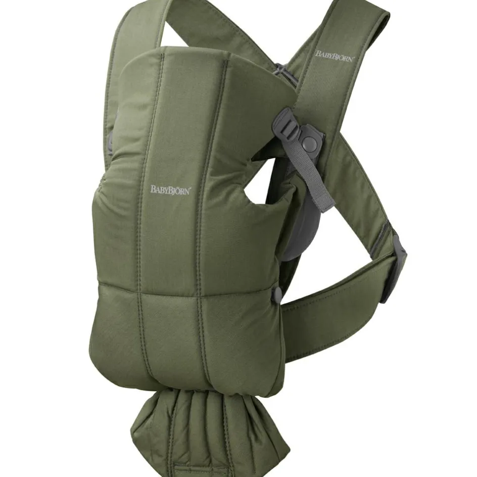Best BabyBjörn Porte-bébé Mini Tissé vert foncé