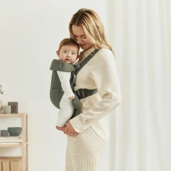 Best BabyBjörn Porte-bébé Mini Tissé vert foncé
