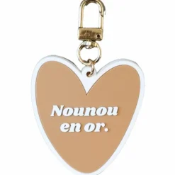 Porte-clé Nounou en or|Atelier Wagram New