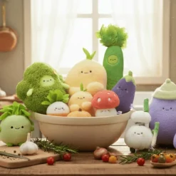 Bazuuyu Porte-clé peluche Veggies Céleri (15 cm)