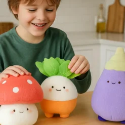 Online Bazuuyu Porte-clé peluche Veggies Champignon (15 cm)