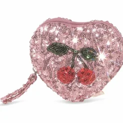 Porte-monnaie à paillettes Mellow rose|Konges Slojd Hot
