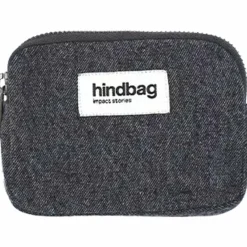 Sale Hindbag Porte-monnaie Lili Denim Gris