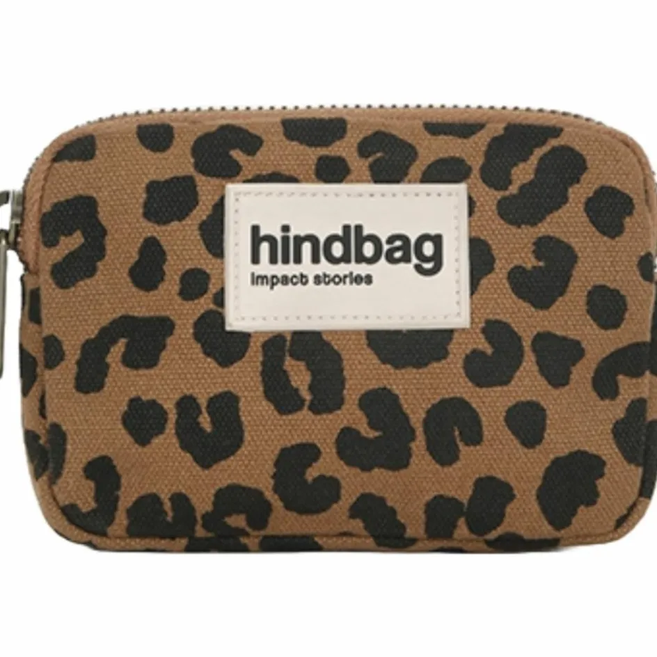 Discount Hindbag Porte-monnaie Lili Léopard Cannelle