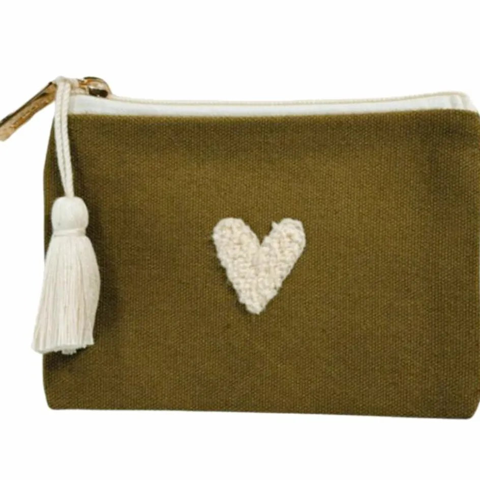 New Zakuw Porte-monnaie Love olive