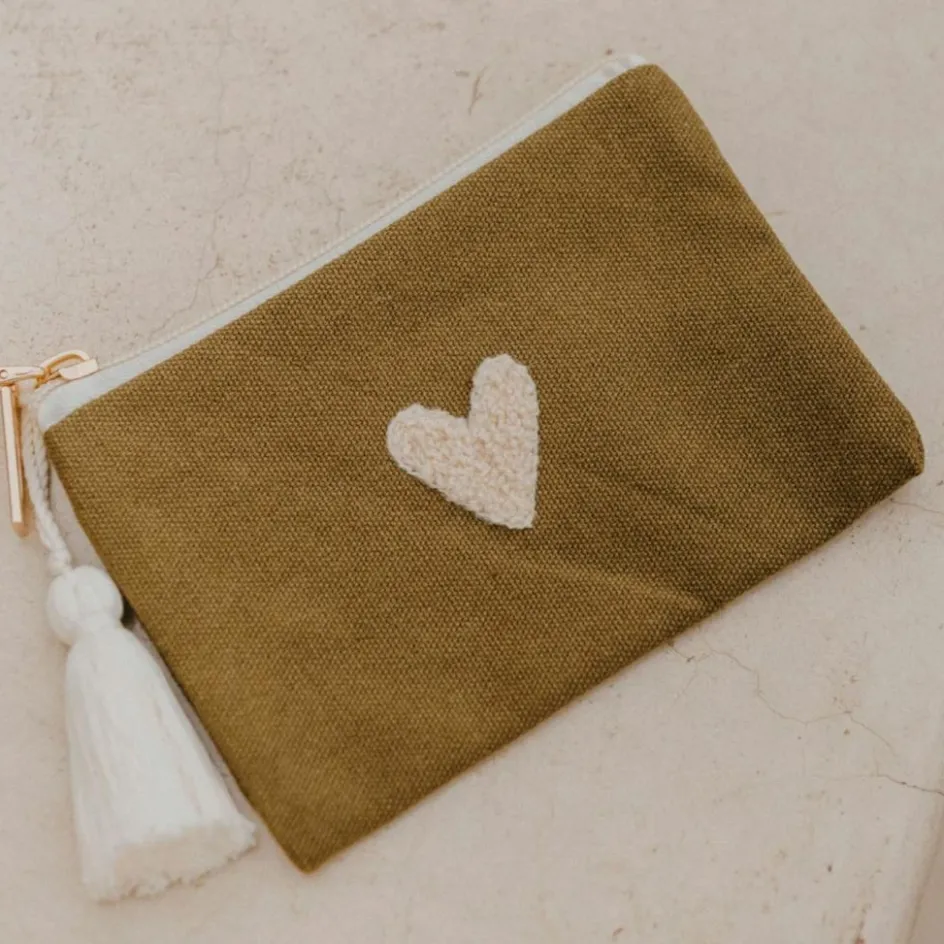 New Zakuw Porte-monnaie Love olive