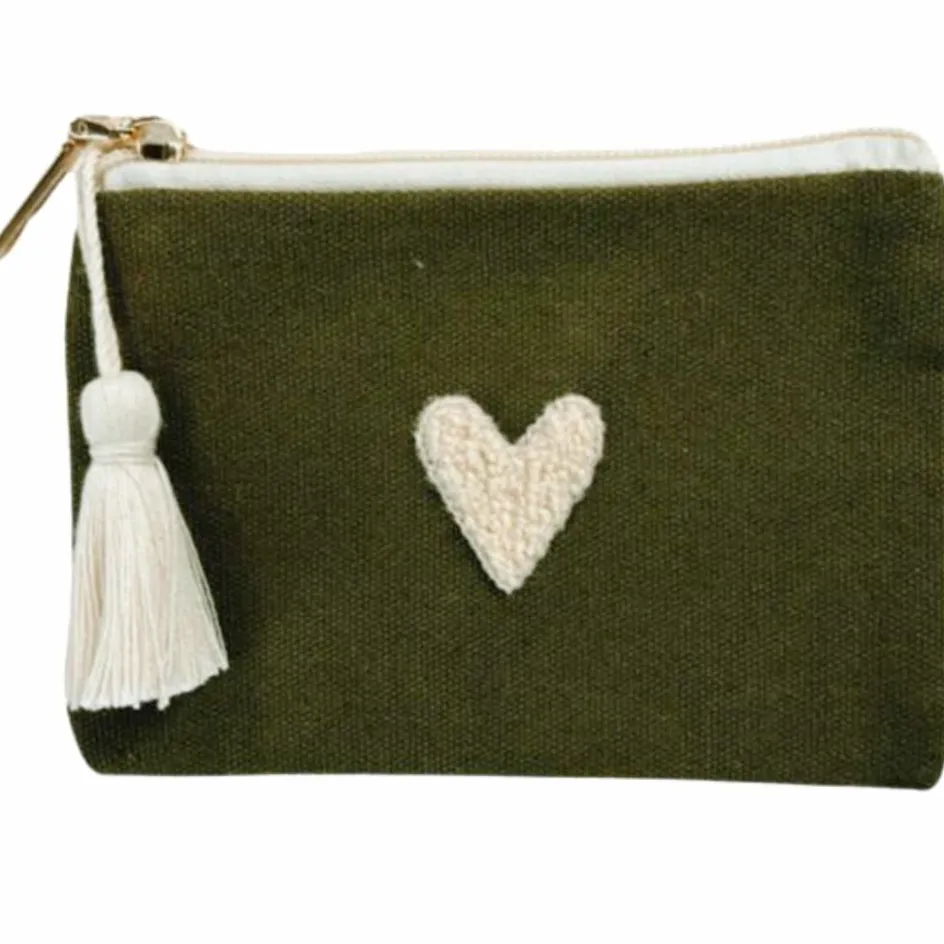 Porte-monnaie Love vert|Zakuw Outlet