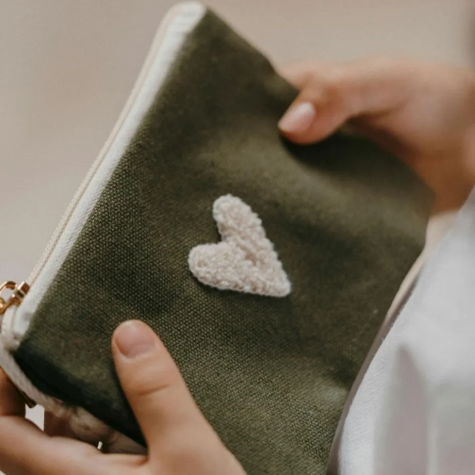 Porte-monnaie Love vert|Zakuw Outlet
