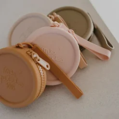 New Zakuw Porte-monnaie pour enfant bois de rose