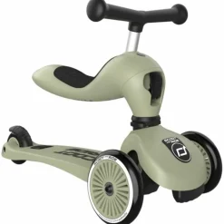 Hot Scoot and ride Porteur évolutif en trottinette Highwaykick 1 Olive
