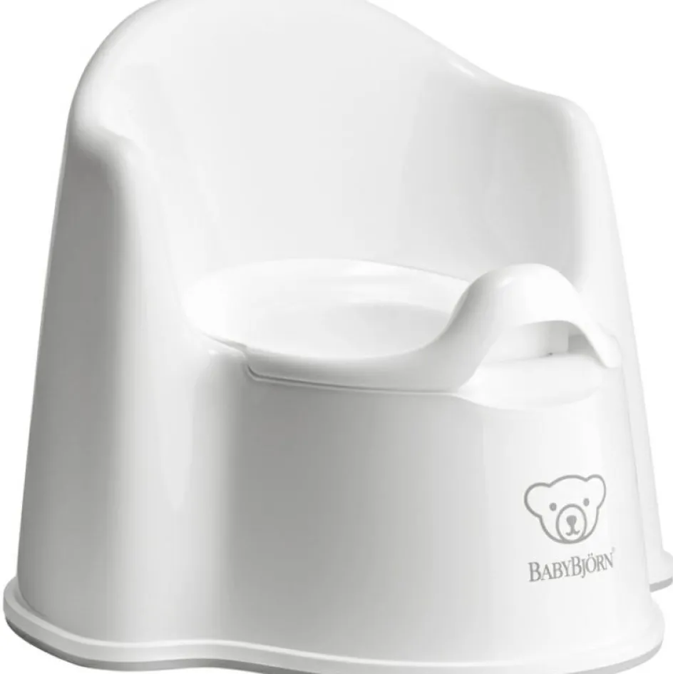 Pot bébé fauteuil blanc et gris|BabyBjörn New