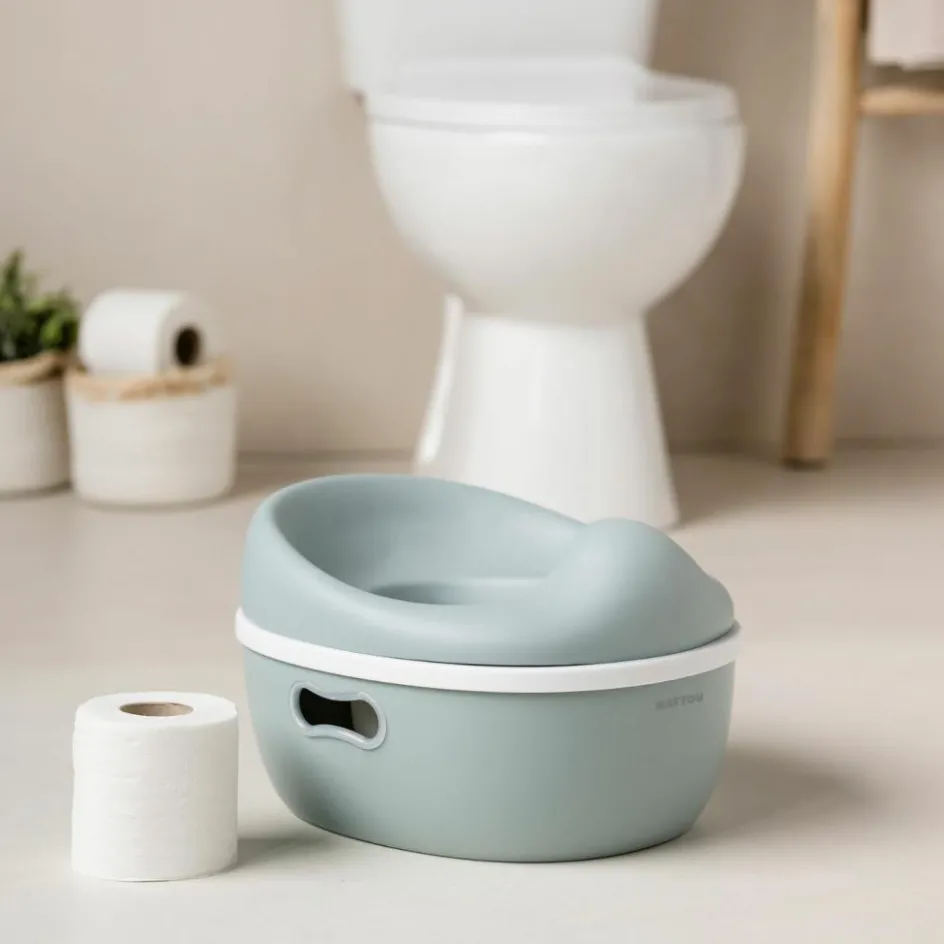 Nattou Pot d'apprentissage Potty 3 en 1 Vert Sauge