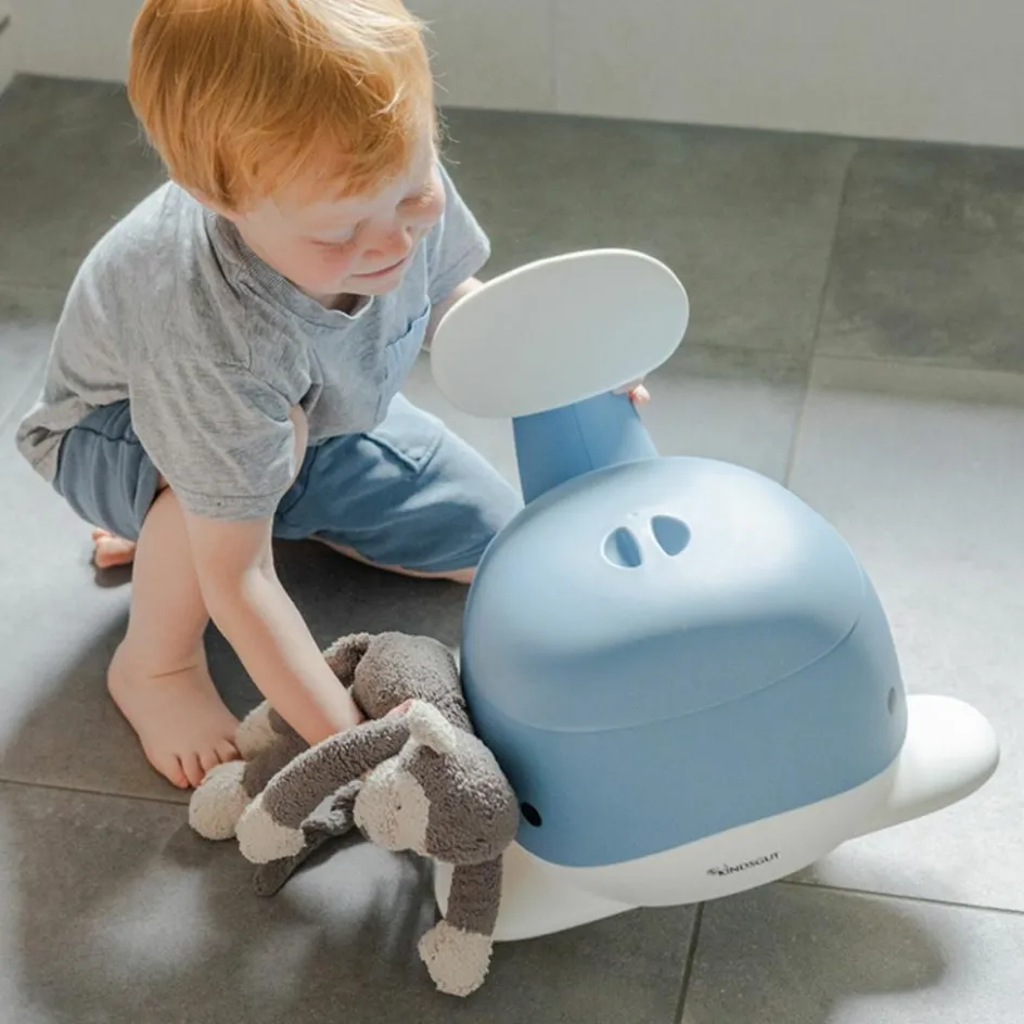 Pot pour bébé Baleine Bleu pigeon|Kindsgut Online
