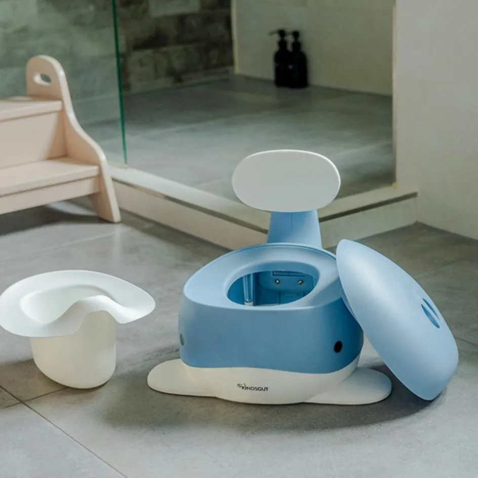 Pot pour bébé Baleine Bleu pigeon|Kindsgut Online