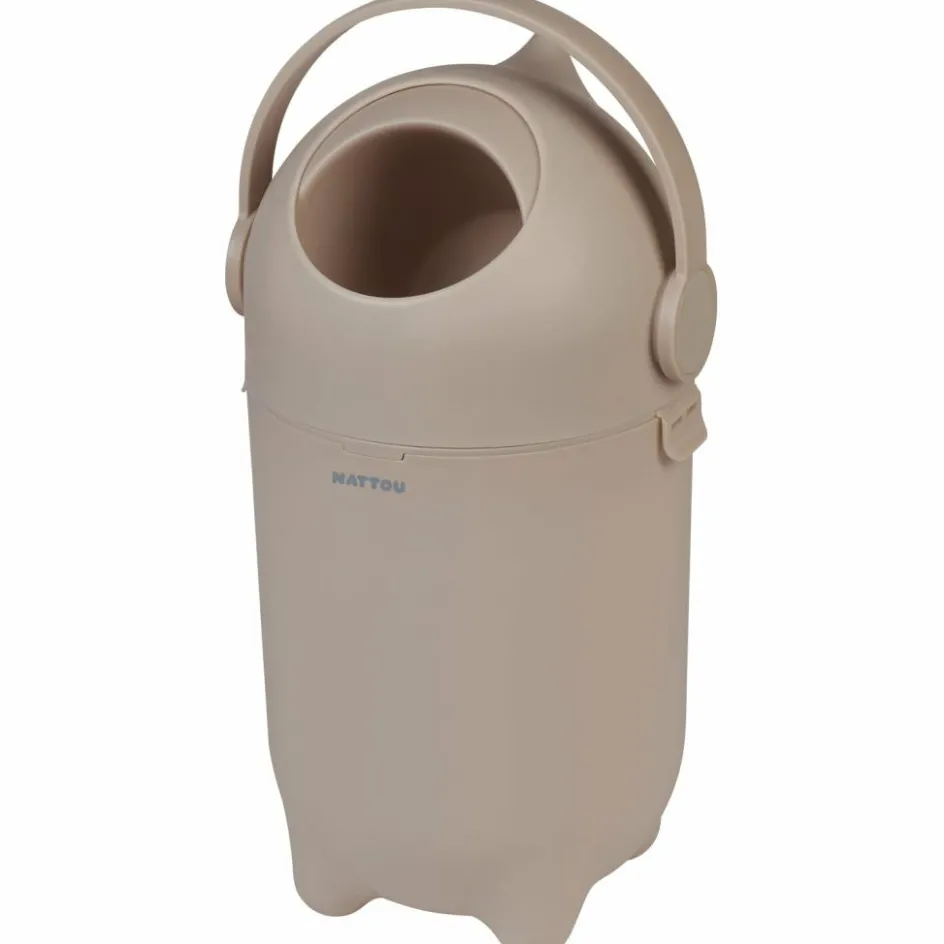 Outlet Nattou Poubelle à couche Dropy Taupe