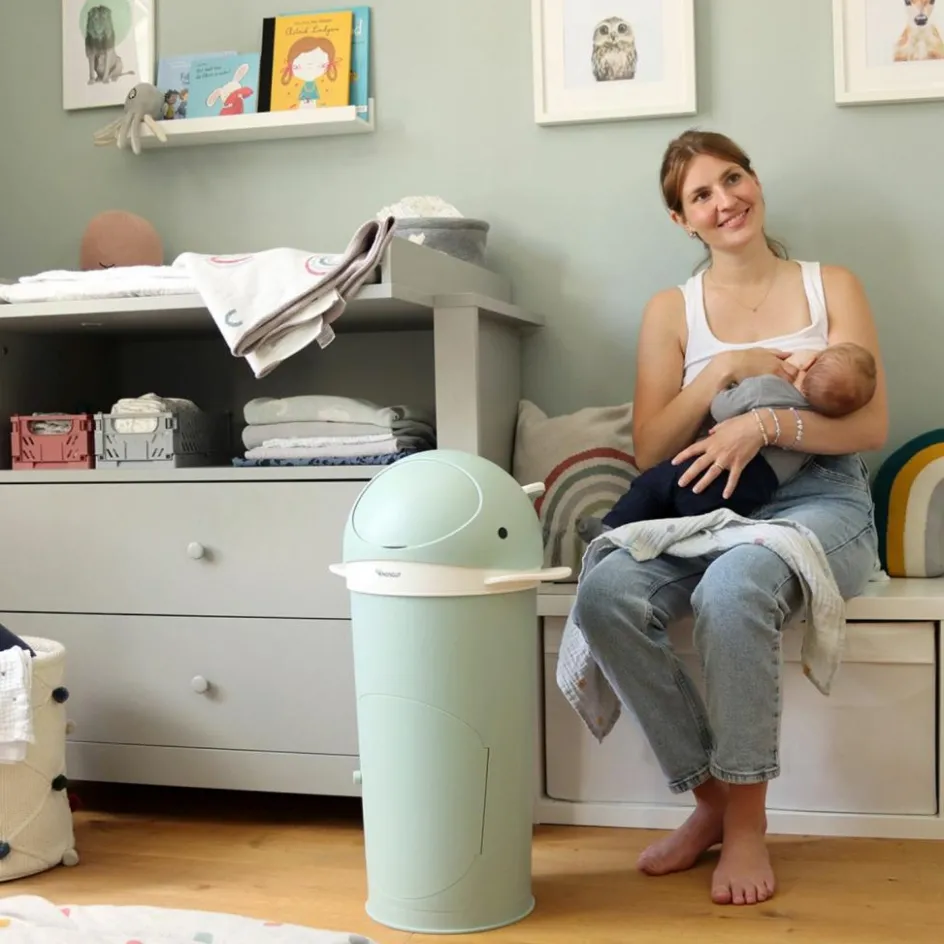 Sale Kindsgut Poubelle à couches Baleine Aquamarine