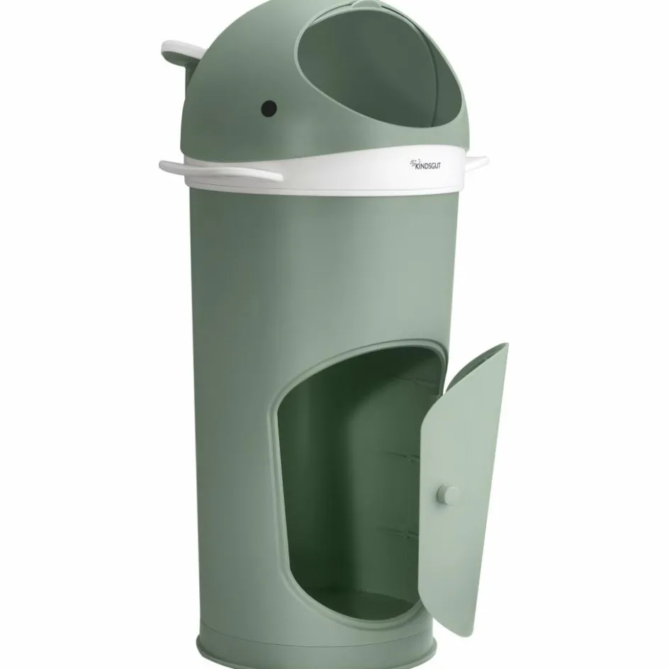 New Kindsgut Poubelle à couches Baleine Pistache