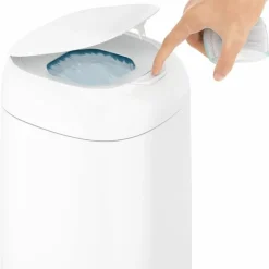 Poubelle à couches Dress up blanc laqué|Angelcare New