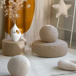 Pouf Biscuit molletonné|Wigiwama Discount