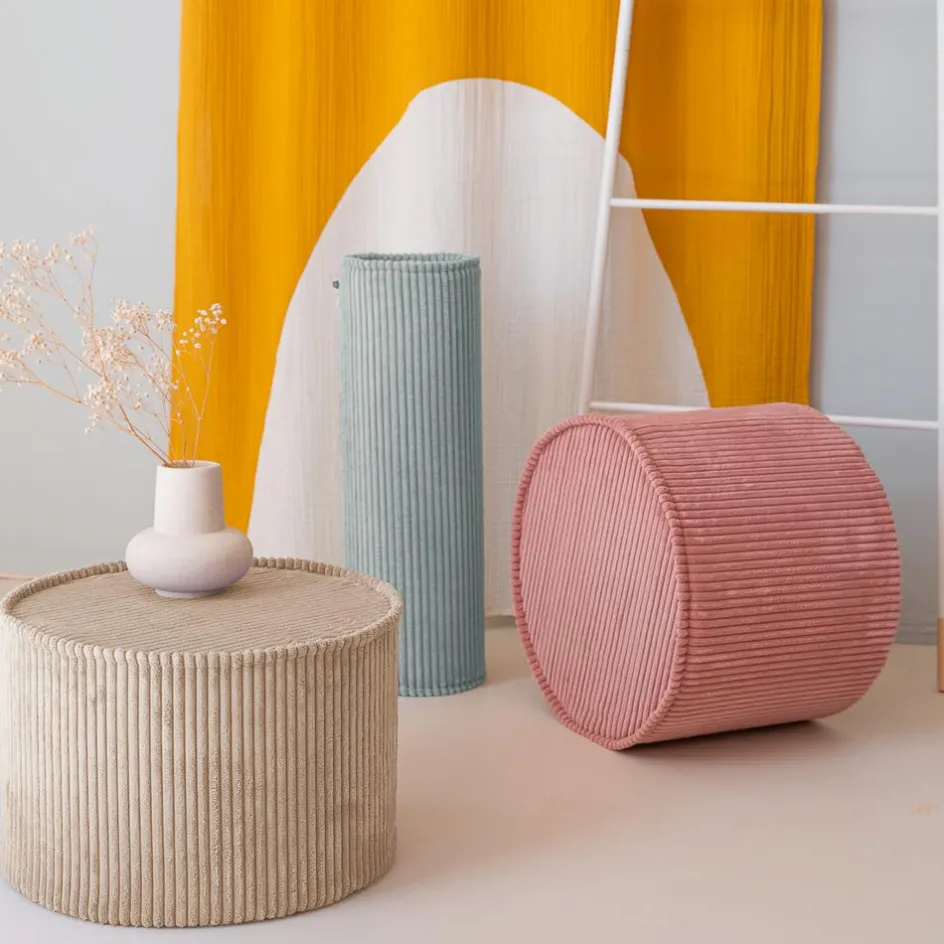 Pouf Brown Sugar velours côtelé|Wigiwama Hot