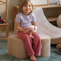 Pouf Cloud Brown Sugar velours côtelé|Wigiwama Best