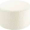 Wigiwama Pouf Cream White molletonné