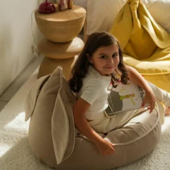 Pouf lapin Dusty Beige|Wigiwama Clearance