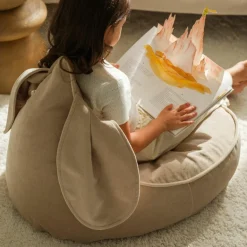 Pouf lapin Dusty Beige|Wigiwama Clearance