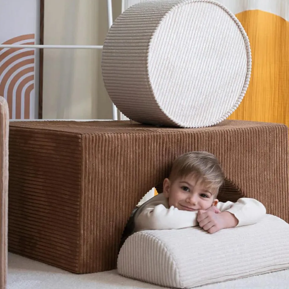 Online Wigiwama Pouf Marshmallow velours côtelé