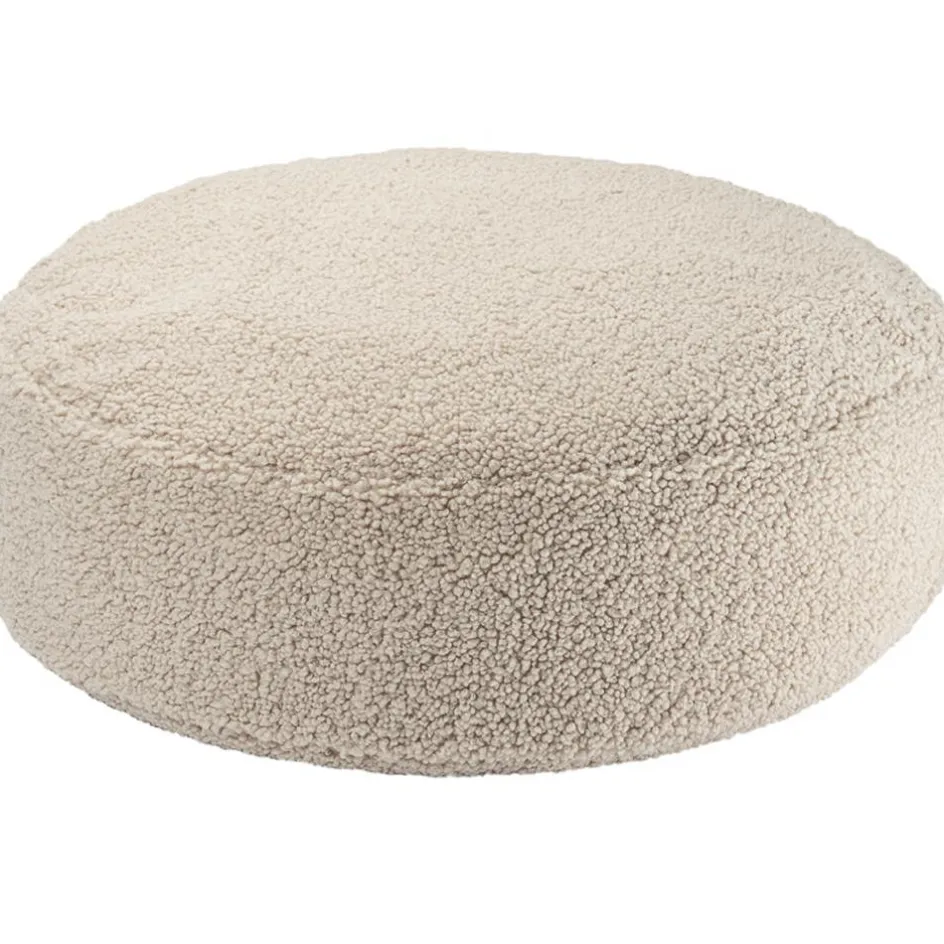 Hot Wigiwama Pouf Ottoman Biscuit molletonné
