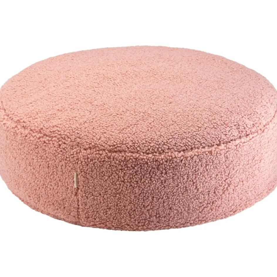 Pouf Ottoman Guava Pink molletonné|Wigiwama Discount