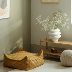 Pouf Ottoman Square Mapple molletonné|Wigiwama Clearance