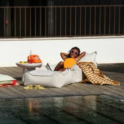 Pouf Ottoman Square Terra Outdoor|Wigiwama Sale