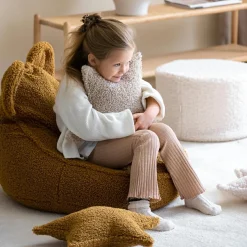 Wigiwama Pouf ours Maple molletonné