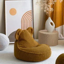 Wigiwama Pouf ours Maple molletonné