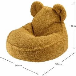 Wigiwama Pouf ours Maple molletonné