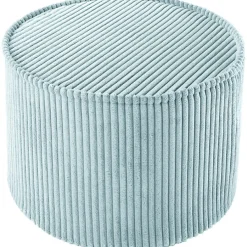 Pouf Peppermint Green velours côtelé|Wigiwama Sale