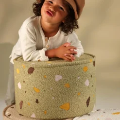 Pouf Terrazzo Moss|Wigiwama