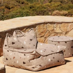 Pouf Terrazzo Sand|Wigiwama Outlet