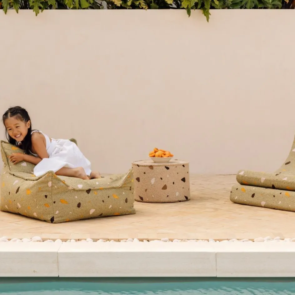 Pouf Terrazzo Sand|Wigiwama Outlet