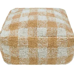 Pouf Vichy miel|Lorena Canals Online