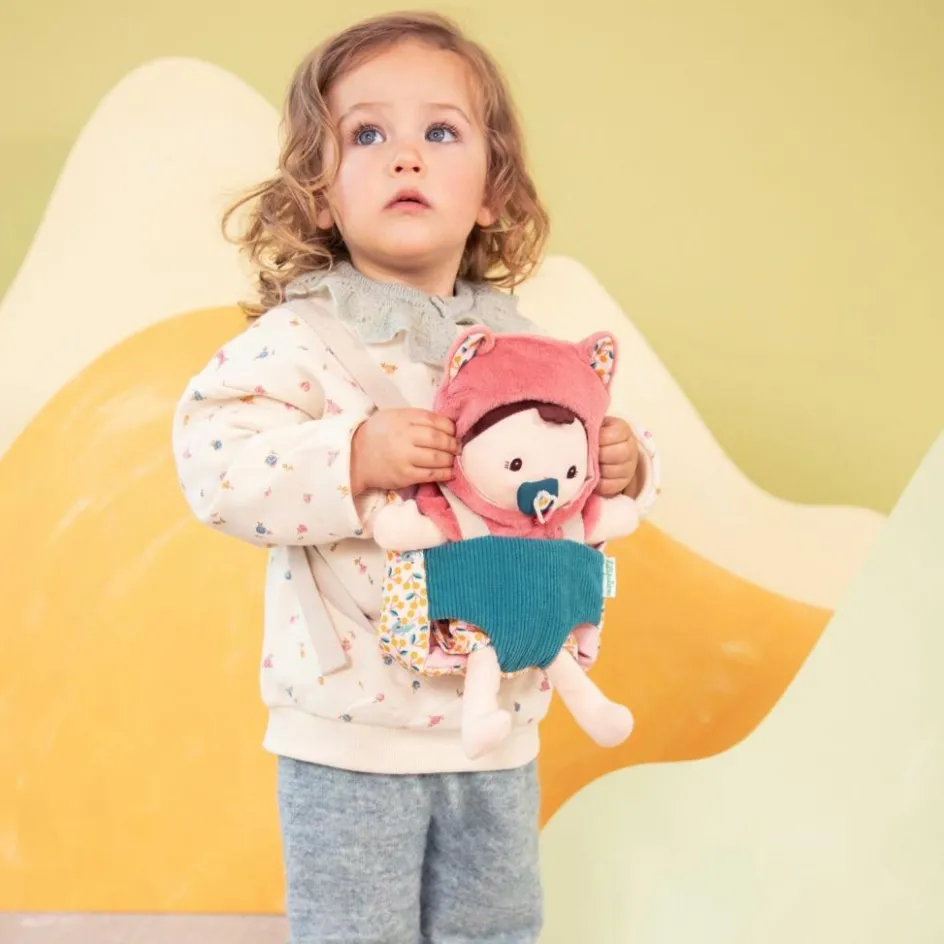 Hot Lilliputiens Poupée Jeanne et son porte bébé