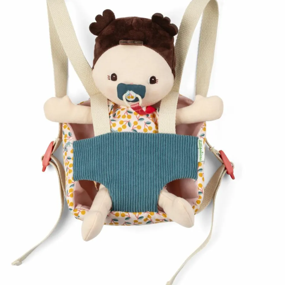 Hot Lilliputiens Poupée Jeanne et son porte bébé